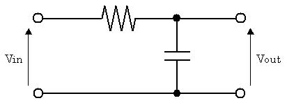 抵抗とコンデンサで構成された回路