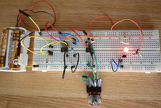 PWM信号を使ったLED回路(2)